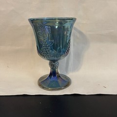 Indiana Glass Co. Iridescent Carnival Glass Harvest Goblets Set Of 4 ~ 9 oz Box