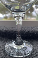 Vintage Crystal Gold Rim Pasabahce Circle Classique Wine Water Goblet Glasses(3)