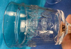 c.1875 100 YEAR CENTENIAL Adams Glass «LIBERTY BELL» Goblet 6 1/8″ 4th of JULY