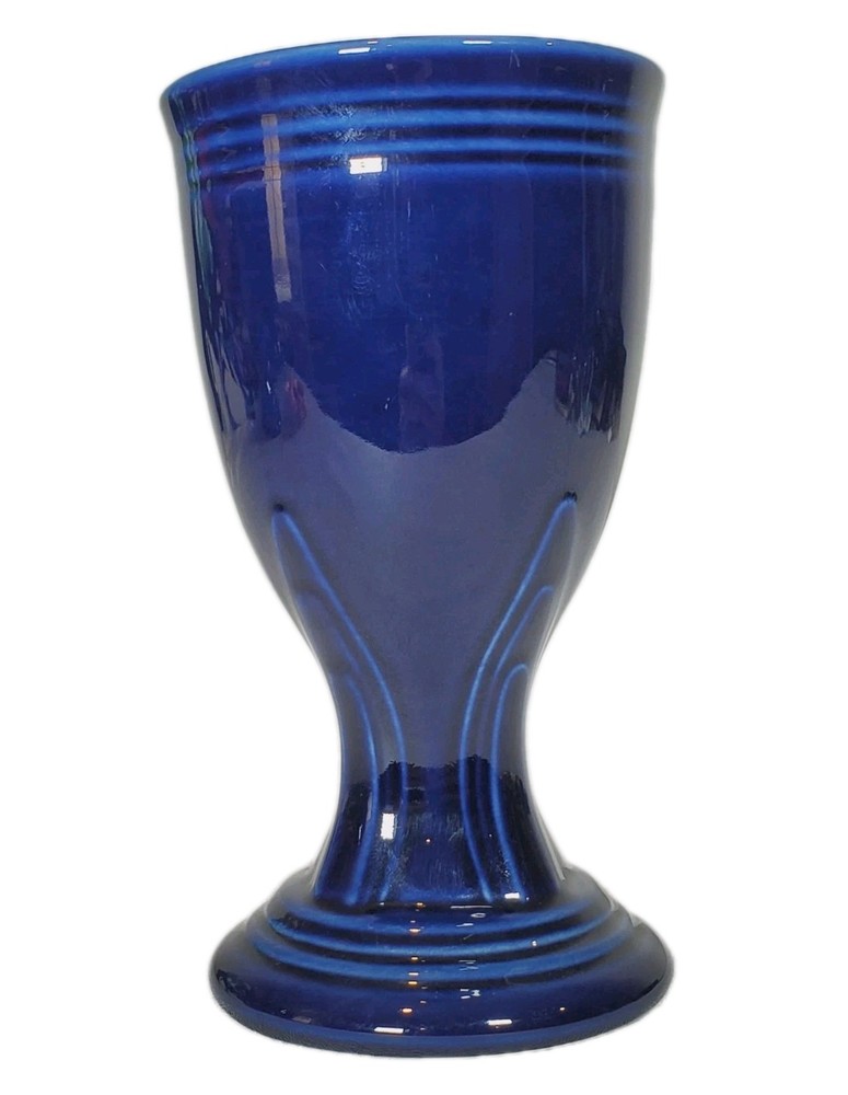 Fiesta Ware Wine Goblet Cobalt Homer Laughlin China Co. HLC 25 USA Tableware