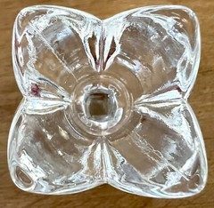 Toscany Tulip Crystal Candlestick Mother’s Day Clear 24% Lead Made In USA