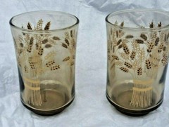 Vintage Libbey Franco Wheat Juice Glasses 2
