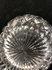 SET OF 2 Tyrone Irish Crystal Clear Cut Mug Glass ROSSES 5” MCM Bar Hot Or Cold