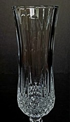 Cristal D’Arques-Durand Longchamp (Clear) Fluted Champagne Glasses 4 oz Set of 2