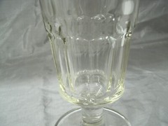 Vtg Indiana Glass #7346 Set of 2-8 5/8″ 16 oz Footed Beer Glasses Heavy NEW 2