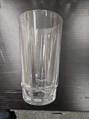 4 Arcoroc ARCADE BENGALE Clear Tempered 16.75 OZ Glass Cooler EUC 5-7/8″ tall