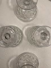 Fostoria Crystal Glass American Sundae Parfait Cups Set Of 4 American Clear Mint