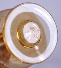 Fostoria Glass Versailles Topaz Amber Cruet NO Stopper