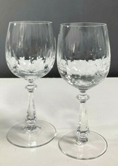 Gorham Crystal Royal Tivoli Wine Glasses Set of 2