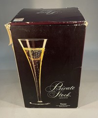 Private Stock Limited Edition Tropez 6 oz hollow stem Set Of 4 champagne Flutes