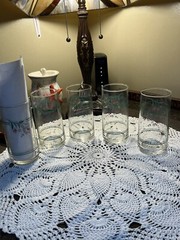Corelle Rosemarie 16 Oz. Tumblers Drinking Glasses–Set Of 5–6» Tall