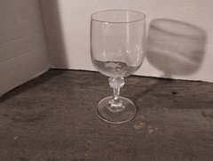 A Monogram Cristal D’Arques Durand Paris Royal Crystal Wine Glass Water Goblet