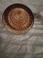 Vintage Amber Indiana Glass Goblet