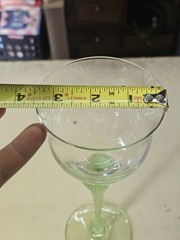 Mikasa Sea Mist Green Stem Clear Bowl Water Goblet – One