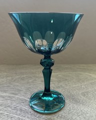 Millicent Rialto Coupe Sir/Madam Single Glass Unique Teal Barware