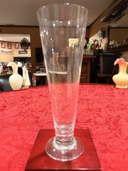 Minimalist Vintage Marquis by Waterford Crystal Footed Pilsner Glasses Set Of 6