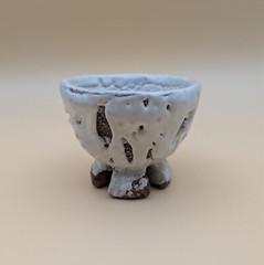 sake cup　”GUINOMI　HAGI-YAKI”　white01