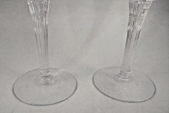 Set of 2 Christofle Osiris 7 3/4″ Water Glasses Water Goblets