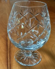 Vtg ROYAL DOULTON PRINCE CHARLES Crystal Brandy Snifter 4.75” Set of 5 NICE!