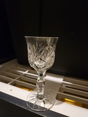 Gorham Crystal Rosewood Cordial Glass 5” Tall