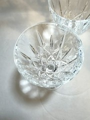 🌿2 Waterford Marquis SPARKLE Wine Glass Elegant Crystal, 8″ Tall, 12 oz