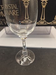 Box 12 Anchor Hocking 8505E Sanibel Crystal Wine Goblets 7.5” 13 Oz, No Barcode