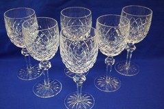 Waterford Powerscourt Set of 6 Water Goblets, 7 5/8″ (S12)