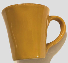 Pier 1 Elemental Gold Earthenware Ceramic Coffee Retired Mugs Vintage 90s Lot 3