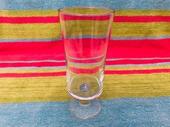 Vintage 4-Lot 7″ Clear Cordial Pedestal Stemware 12 oz. Glasses