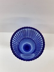 AVON Fostoria Cobalt Blue Glass Goblets George Washington