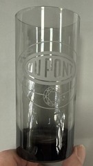 DuPont Memorabilia-Etched Glass Set From 1976 Victoria, Tx Plant Anniversary