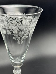 Set of 9 + 2 Bryce Crystal 7.5″ Goblets Stem 854 Water/Ice Tea Goblets 1940s