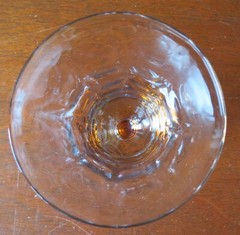 Fostoria 5093 Loop Optic Amber Stem 6” Footed Iced Tea Tumbler(s)
