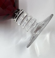Vintage MCM Bryce Ruby 668 Cordial Liqueur Liquor Cocktail Glasses Set 5 RARE