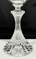 Mikasa Crystal «THE RITZ» Champagne Flute Rib Stem 8 1/2″ Tall Vtg W Germany EUC