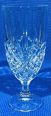Lot Of 2 ~ GODINGER DUBLIN SHANNON CRYSTAL ICED BEVERAGE GLASS GOBLET 7 3/4”EC!