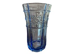 1 Juliska Colette Delft Blue Highball Glass Rare Tumbler 6” Discontinue