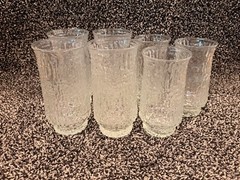 7 Glass Tumblers, 4 Large and 3 Small