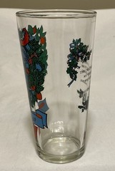 Indiana Glass Twelve Days Of Christmas Glass Tumbler 16oz DAY 12 VINTAGE EUC