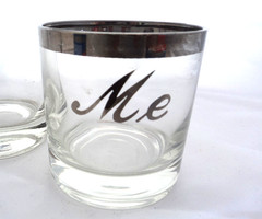 Vintage MCM Vitreon Queenn’s Lusterware ‘You, Me, Ours’ Coctail Set