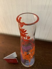 LZC Screen Printed Vase In Baccarat Crystal Model 3