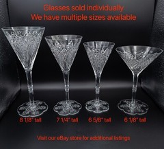 Baccarat Crystal France Elbeuf Tall Water/Wine Goblet Glass 8 1/8″ – FREE SHIP