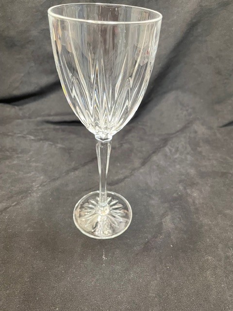 Royal Gallery Monarch Crystal Water Wine Glasses Goblets Set of 3 Clear 8 3/4”