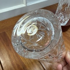 Royal Crystal Rock Palace Cut 6” Highball Tumbler Set 2 Bright & Clear