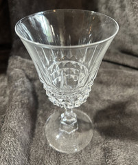 VINTAGE CRISTAL D’ARQUES-DURAND FRENCH LEAD CRYSTAL WINE GLASS