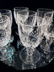 RARE WATERFORD»KILCASH»WATER GOBLET, 5 1/4″H, EXCELLENT CONDITION, 7 AVAILABLE