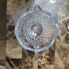 Shannon 24% Lead Crystal Handcrafted Designs of Ireland Gravy Sauce Boat New