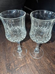Crystal Belmont 24% Lead Crystal Water Wine Glasses made in the USA goblets