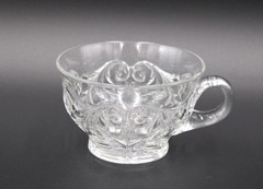 EAPG McKEE ROCK CRYSTAL CLEAR COFFEE PUNCH CUP 2 1/4″ TALL