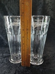Libbey Duratuff Beer Glasses Braxton Brewing 7.5 Inches Tall